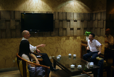 刘卫兵董事长与Boffa Miskell设计公司总经理成都会晤