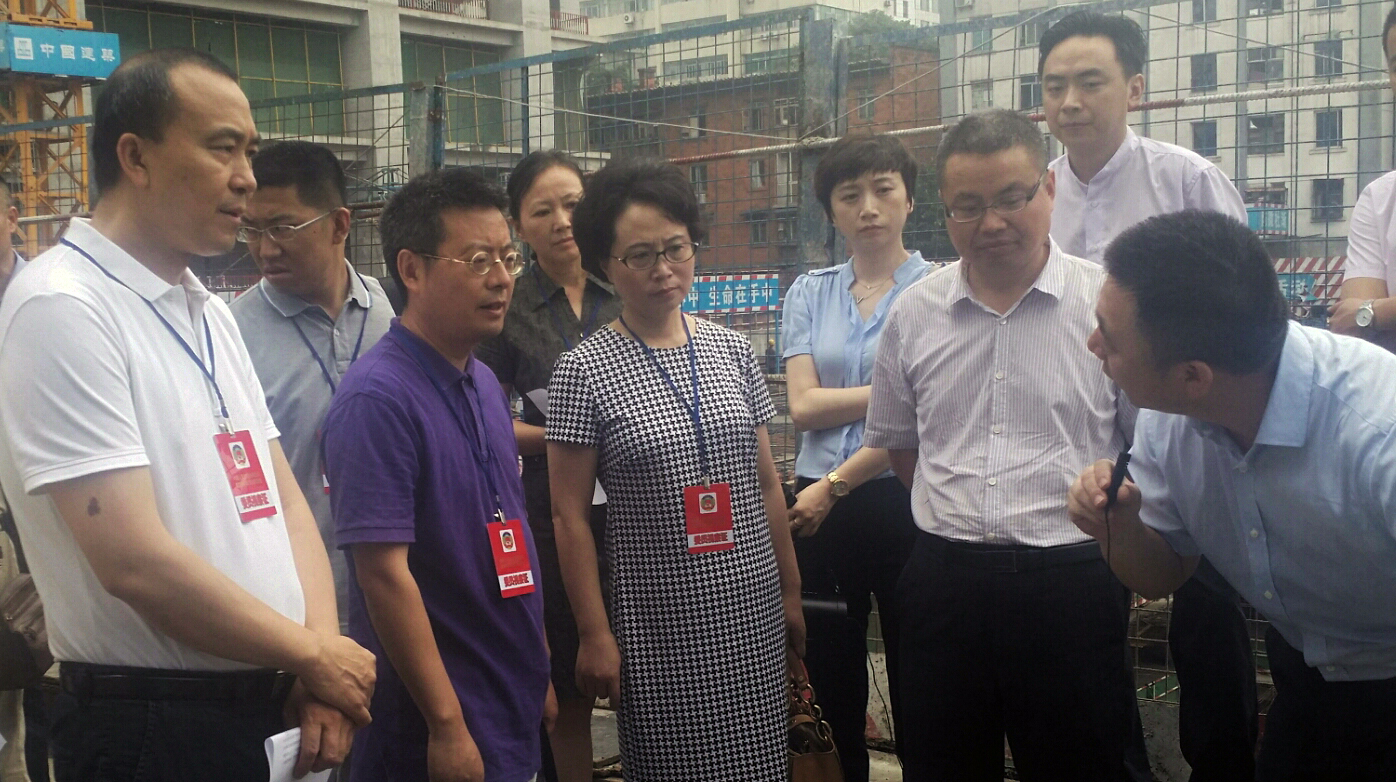 刘卫兵董事长随青羊区政协视察组调研成都市重点建设项目并建言献策