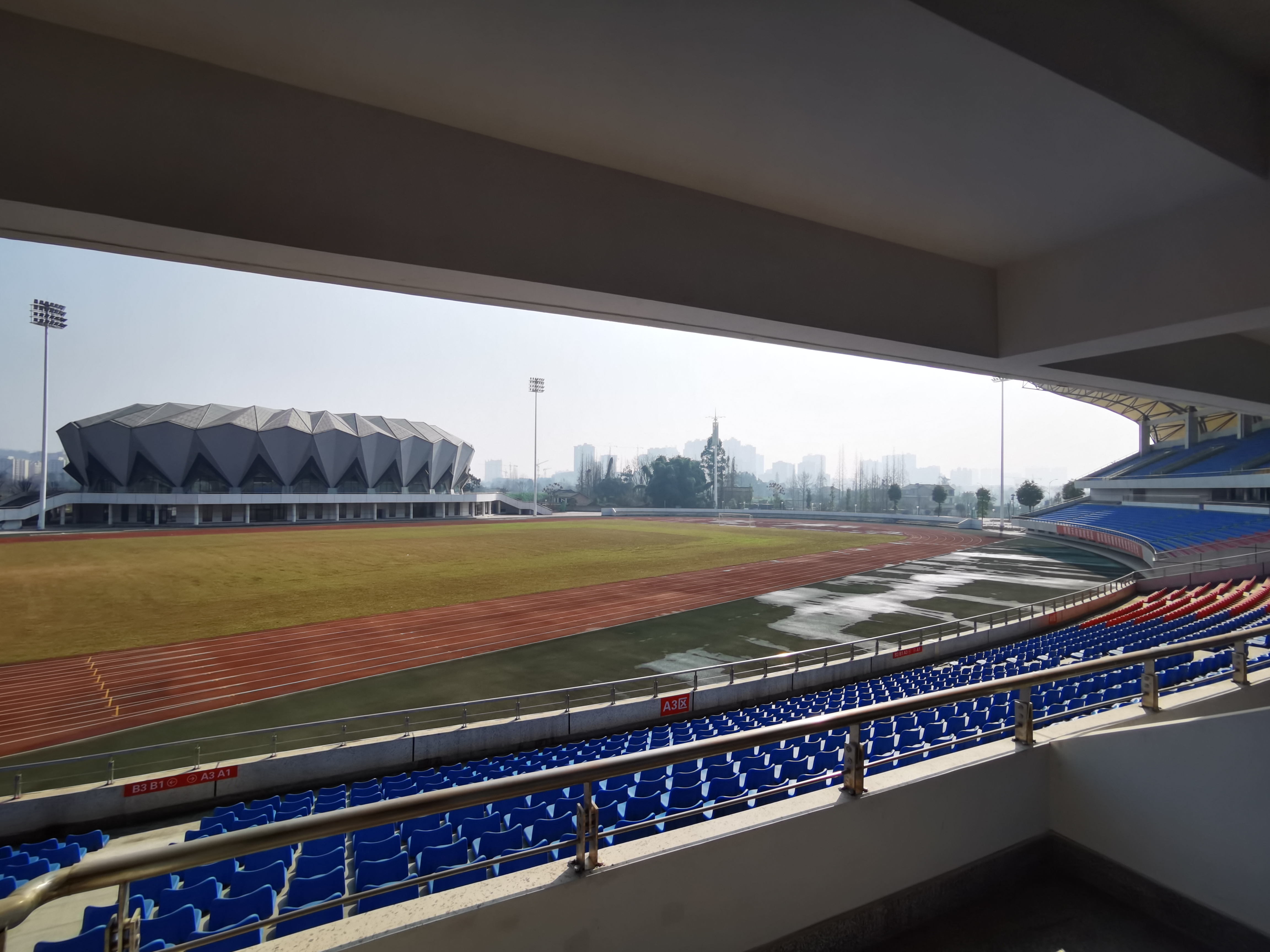 大卫金拱奖获奖作品洪雅文体中心完成竣工验收 