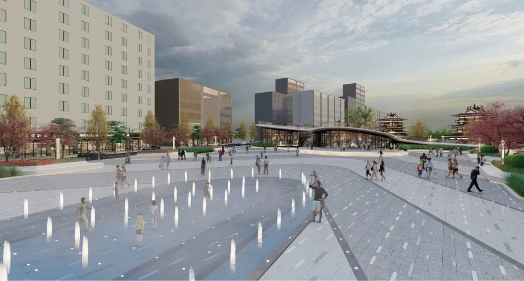 巴中市南池艺术广场